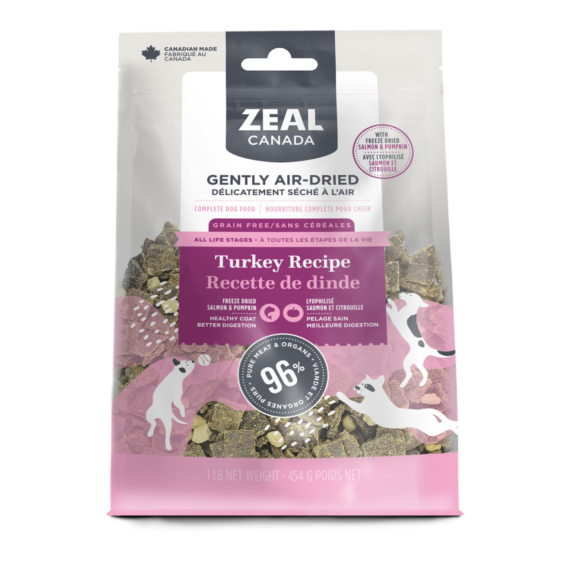 Zeal Dog GF Air-Dried Turkey 1lb