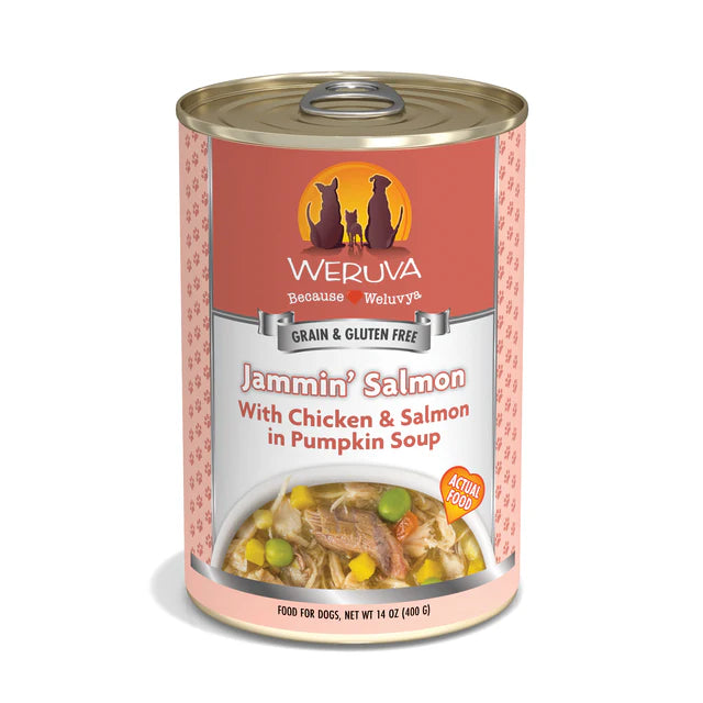 Weruva Jammin Salmon Dog Food 14oz