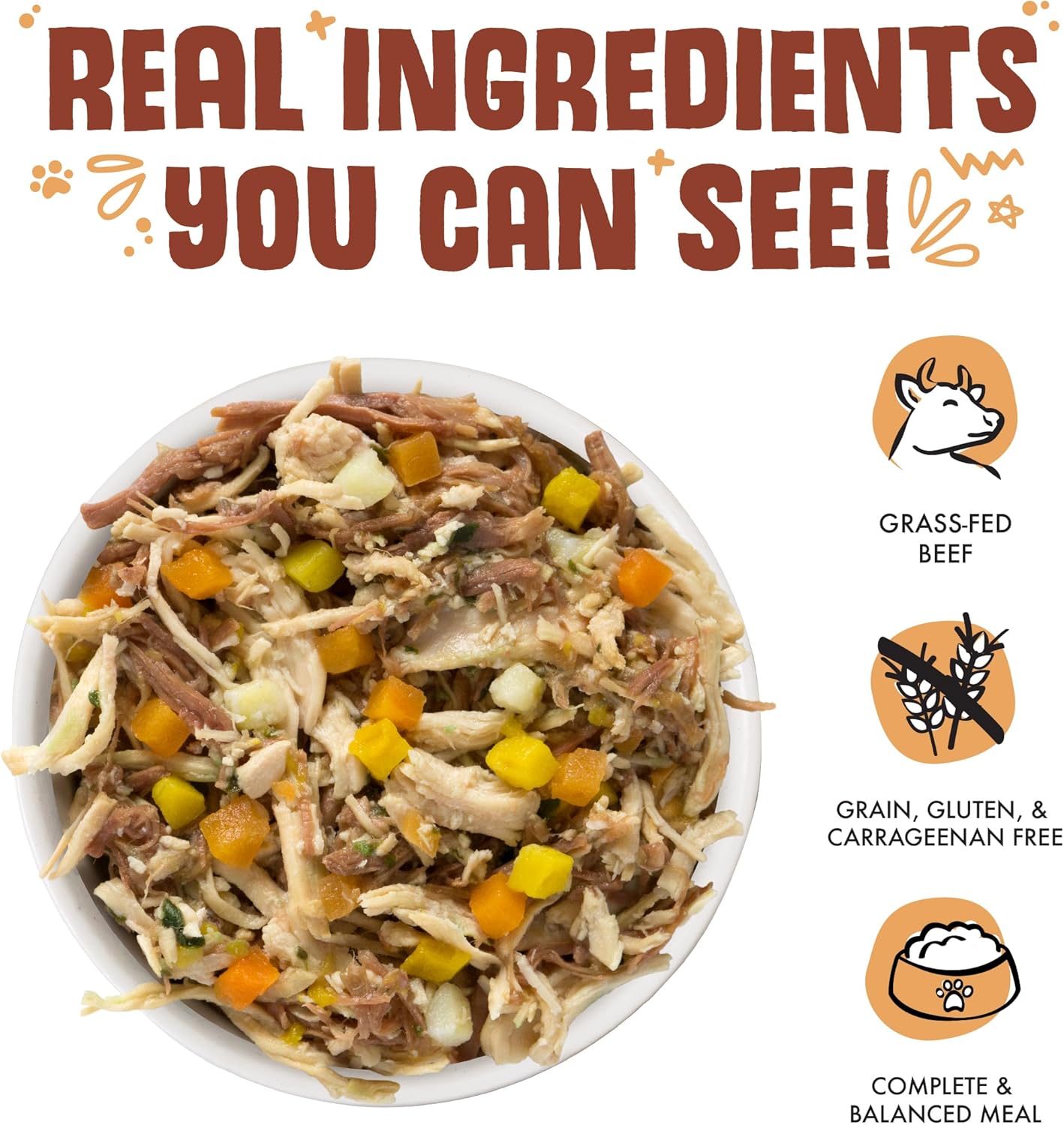 Weruva Wok The Dog with Chicken, Beef, & Pumpkin Wet Dog Food, 14 oz