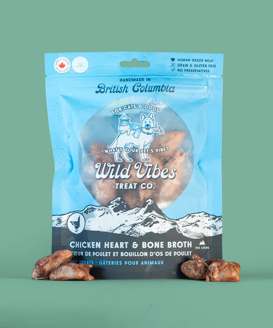 Wild Vibes Chicken Heart and Bone Broth 68g