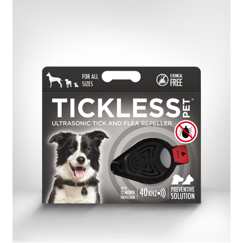 Tickless Pet Classic Black Medallion