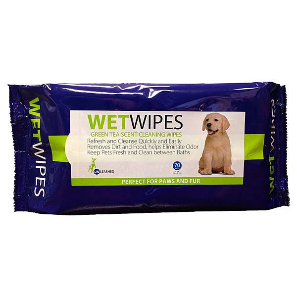 Unleashed Pet Wipes 7x8" 70pk