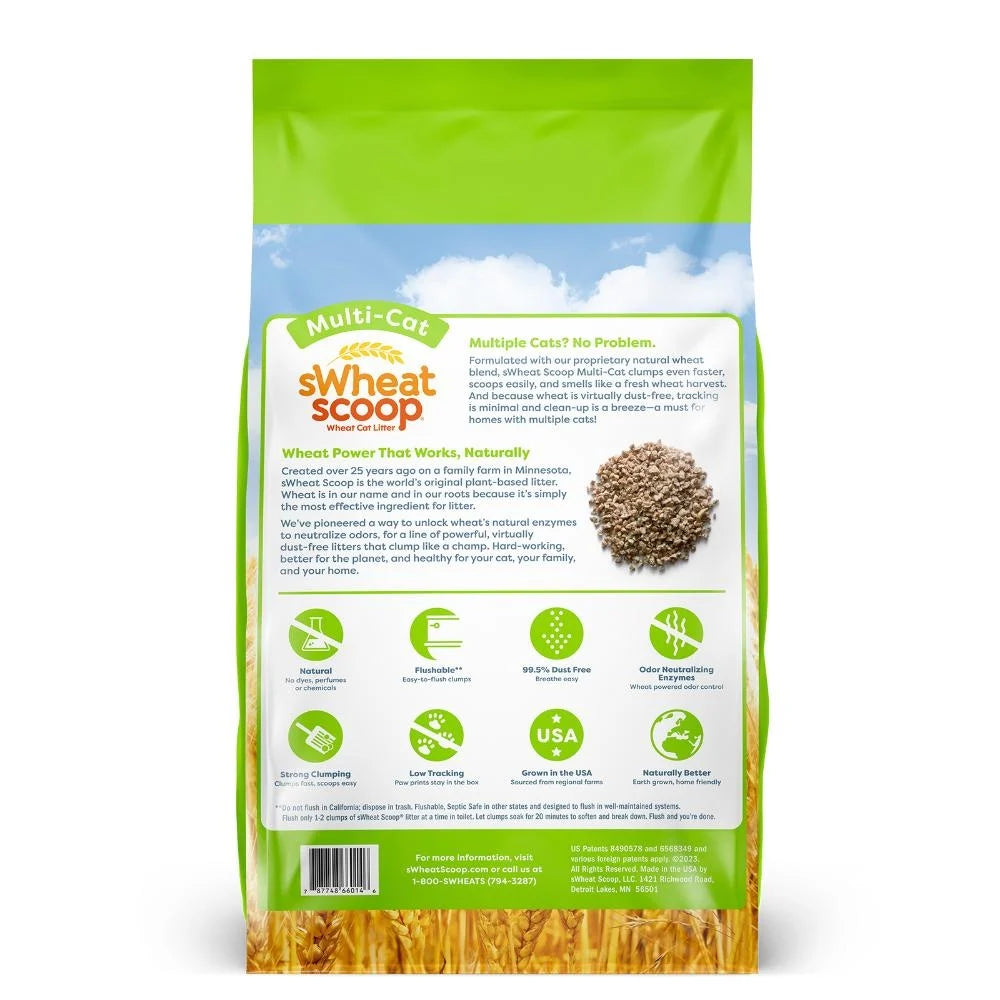 Swheat Scoop Litter Multi Cat 14lb