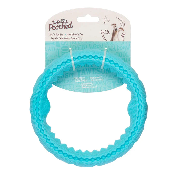 Totally Pooched Chew n' Tug Rubber Ring