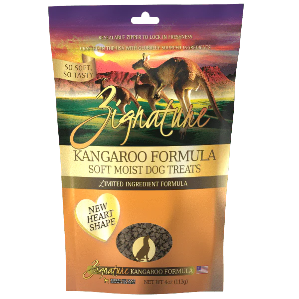 Zignature Dog Kangaroo semi moist treats 113g